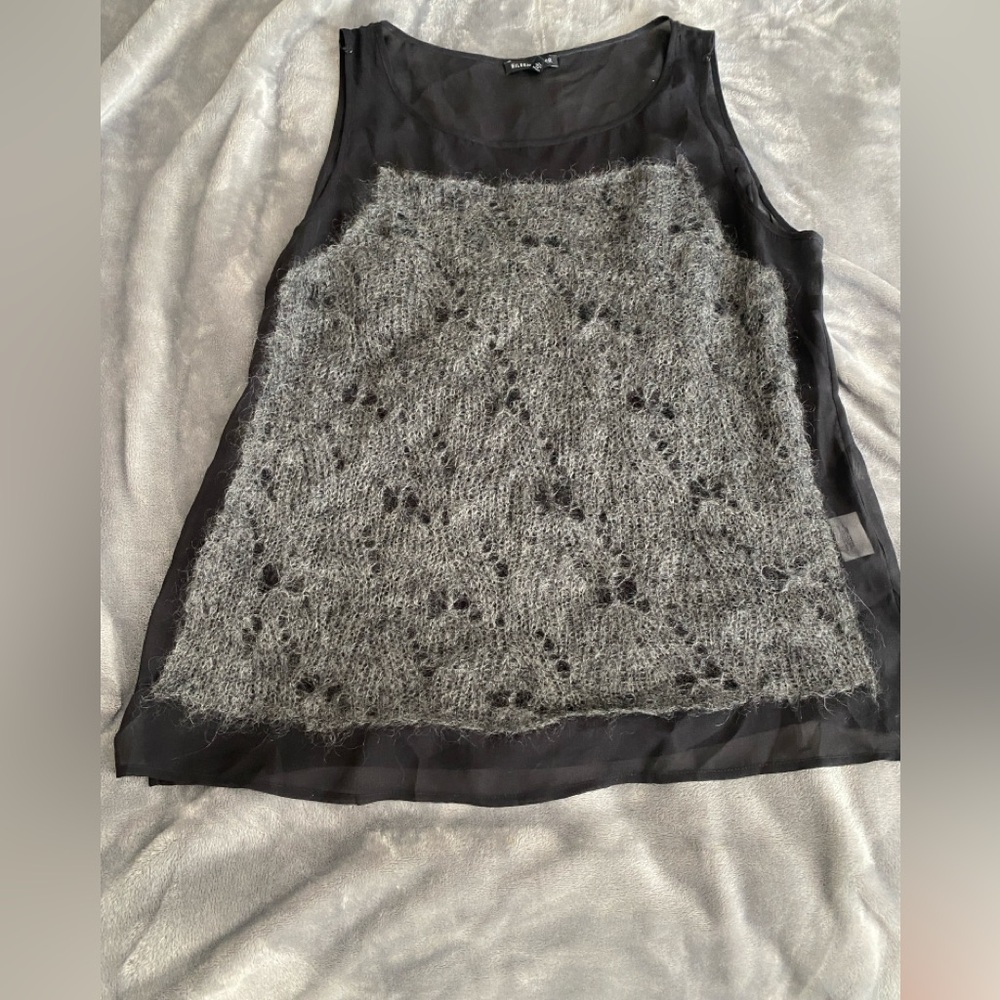 Eileen Fisher Silk Wool blend top size M